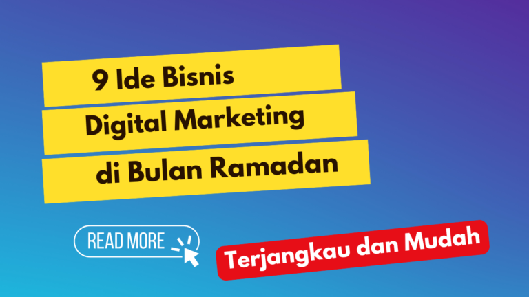 9 Ide Bisnis Digital Marketing di Bulan Ramadan